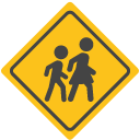 Children Crossing emoji, Google, Blob, 2017
