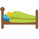 Person In Bed emoji, Google, Blob, 2017
