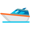 Motor Boat emoji, Google, Blob, 2017