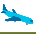 Airplane Arrival emoji, Google, Blob, 2017