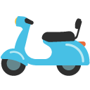 Motor Scooter emoji, Google, Blob, 2017