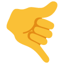 Call Me Hand emoji, Google, Blob, 2017