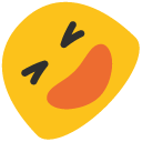 Rolling on the Floor Laughing emoji, Google, Blob, 2017