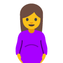 Pregnant Woman emoji, Google, Blob, 2017