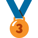 3rd Place Medal emoji, Google, Blob, 2017