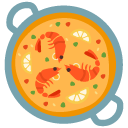 Shallow Pan of Food emoji, Google, Blob, 2017