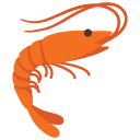 Shrimp emoji, Google, Blob, 2017