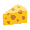 Cheese Wedge emoji, Google, Blob, 2017