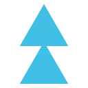 Fast Up Button emoji, Google, Blob, 2017