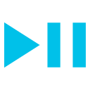 Play Or Pause Button emoji, Google, Blob, 2017
