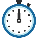 Stopwatch emoji, Google, Blob, 2017