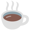 Hot Beverage emoji, Google, Blob, 2017