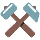 Hammer and Pick emoji, Google, Blob, 2017