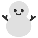 Snowman Without Snow emoji, Google, Blob, 2017