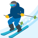 Skier emoji, Google, Blob, 2017