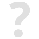 White Question Mark emoji, Google, Blob, 2017