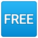 Free Button emoji, Google, Redesign, 2017