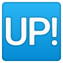 UP! Button emoji, Google, Redesign, 2017