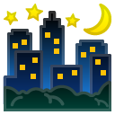 Night with Stars emoji, Google, Redesign, 2017