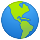 Globe Showing Americas emoji, Google, Redesign, 2017