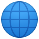 Globe With Meridians emoji, Google, Redesign, 2017