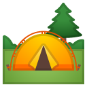 Camping emoji, Google, Redesign, 2017