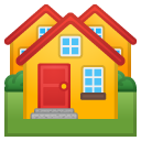 Houses emoji, Google, Redesign, 2017