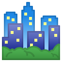 Cityscape emoji, Google, Redesign, 2017