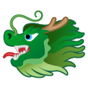 Dragon Face emoji, Google, Redesign, 2017