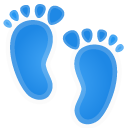 Footprints emoji, Google, Redesign, 2017