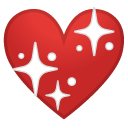 Sparkling Heart emoji, Google, Redesign, 2017