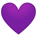 Purple Heart emoji, Google, Redesign, 2017