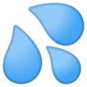 Sweat Droplets emoji, Google, Redesign, 2017