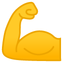 Flexed Biceps emoji, Google, Redesign, 2017