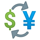 Currency Exchange emoji, Google, Redesign, 2017