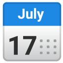 Calendar emoji, Google, Redesign, 2017
