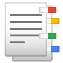 Bookmark Tabs emoji, Google, Redesign, 2017