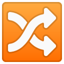 Shuffle Tracks Button emoji, Google, Redesign, 2017