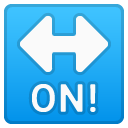 ON! Arrow emoji, Google, Redesign, 2017