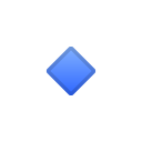 Small Blue Diamond emoji, Google, Redesign, 2017