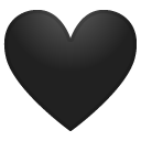 Black Heart emoji, Google, Redesign, 2017