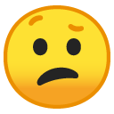 Confused Face emoji, Google, Redesign, 2017