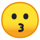 Kissing Face emoji, Google, Redesign, 2017