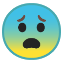 Fearful Face emoji, Google, Redesign, 2017