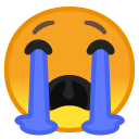 Loudly Crying Face emoji, Google, Redesign, 2017