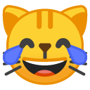Cat with Tears of Joy emoji, Google, Redesign, 2017