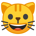 Grinning Cat emoji, Google, Redesign, 2017