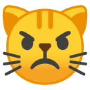 Pouting Cat emoji, Google, Redesign, 2017
