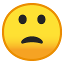 Slightly Frowning Face emoji, Google, Redesign, 2017