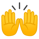 Raising Hands emoji, Google, Redesign, 2017